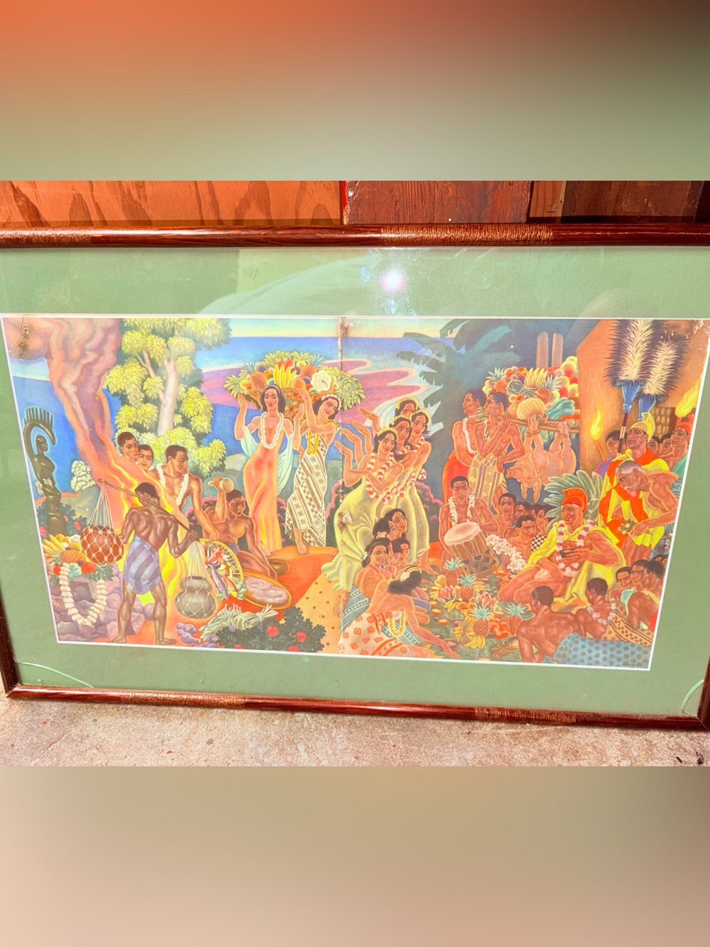 Vintage Eugene Savage Menu Art